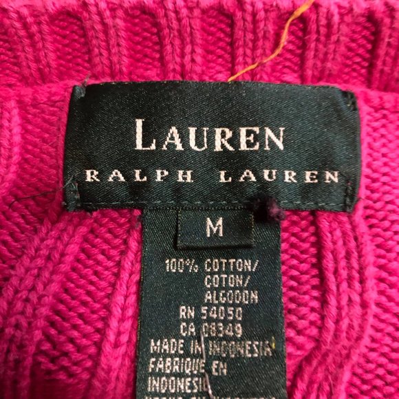 Lauren Ralph Lauren Long Sleeve Cable knit sweater - Picture 4 of 5